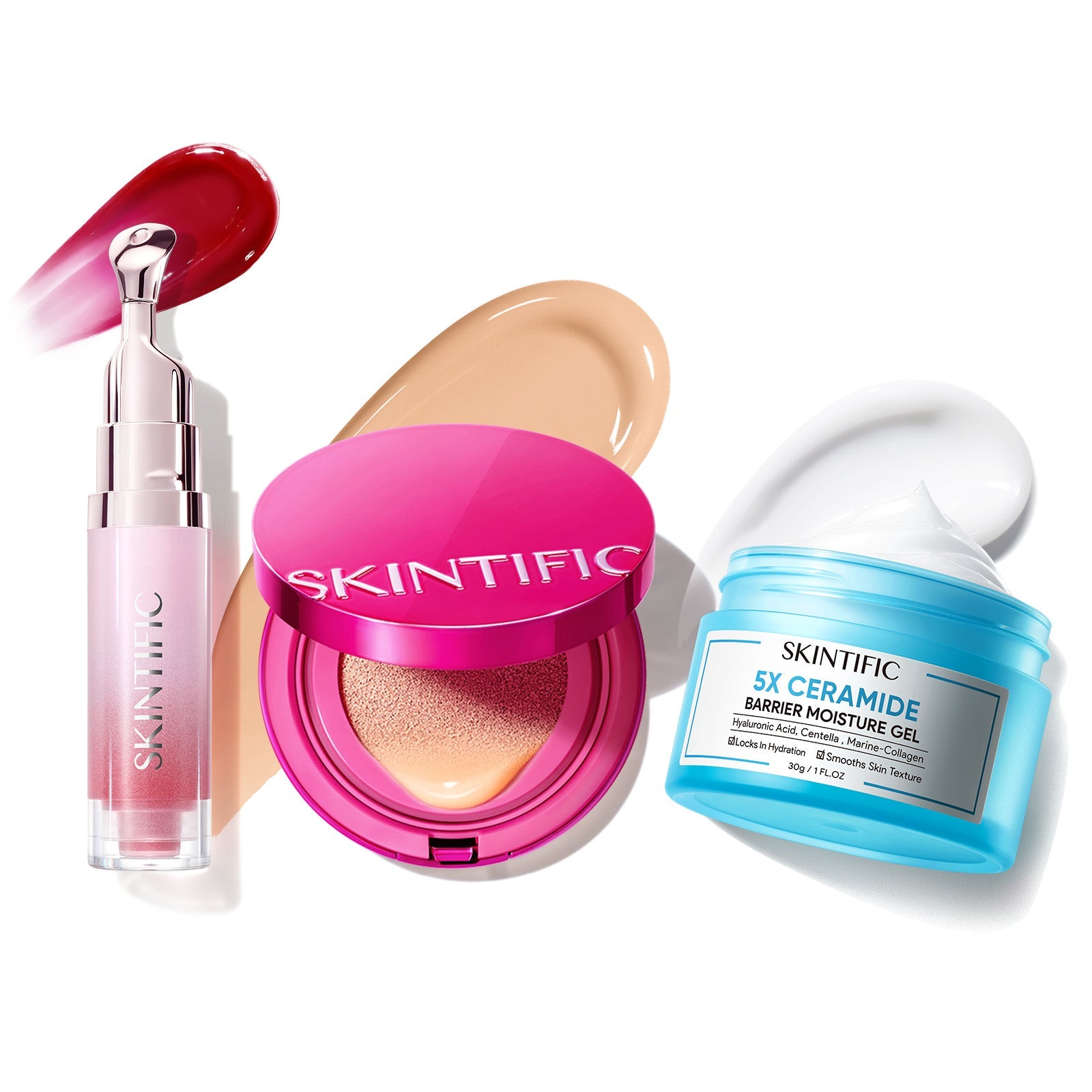 Lip Serum + Cover Cushion + 5X Ceramide Barrier 3 pcs