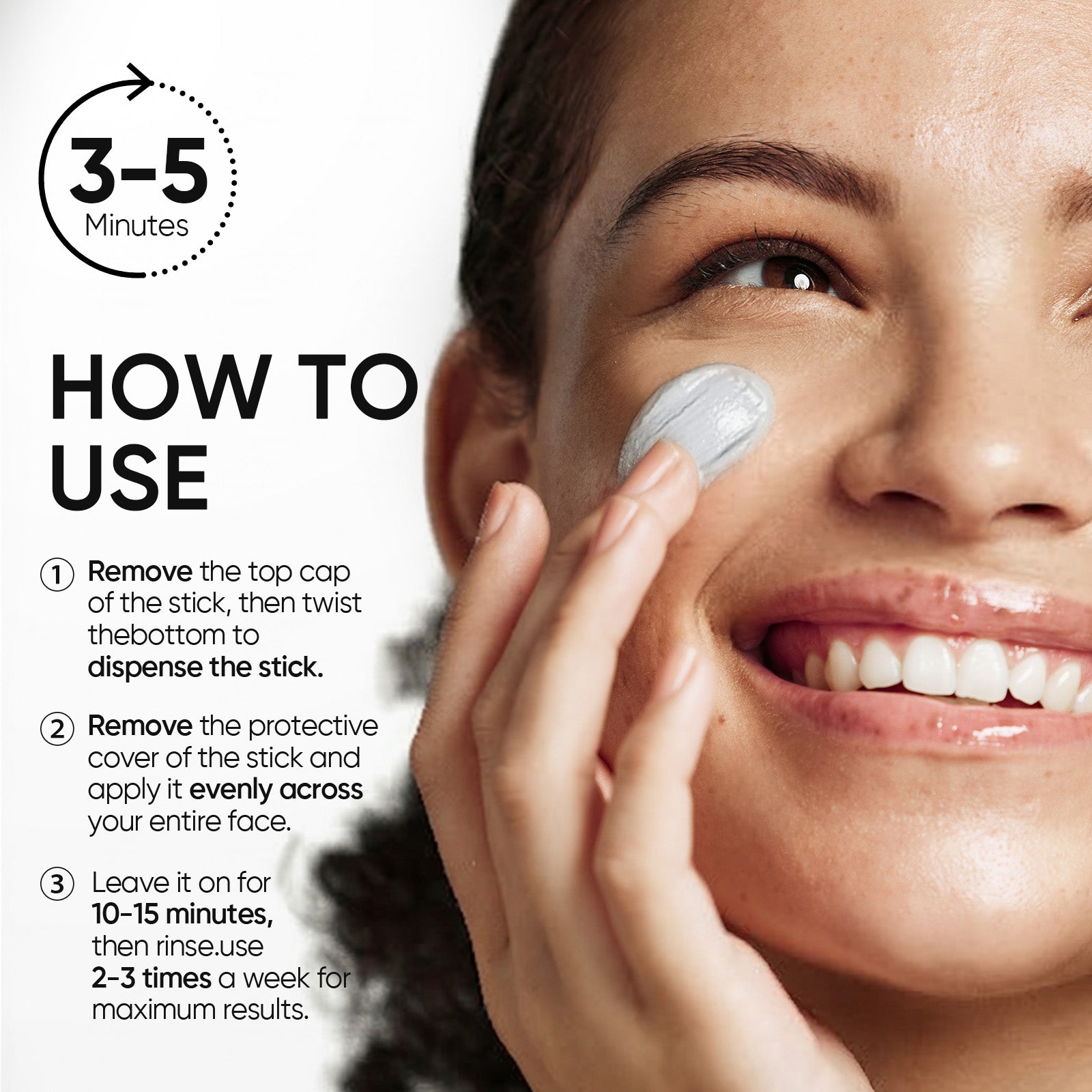 Dual Clay Blackhead Clearing & Smooth Skin Set 2pcs