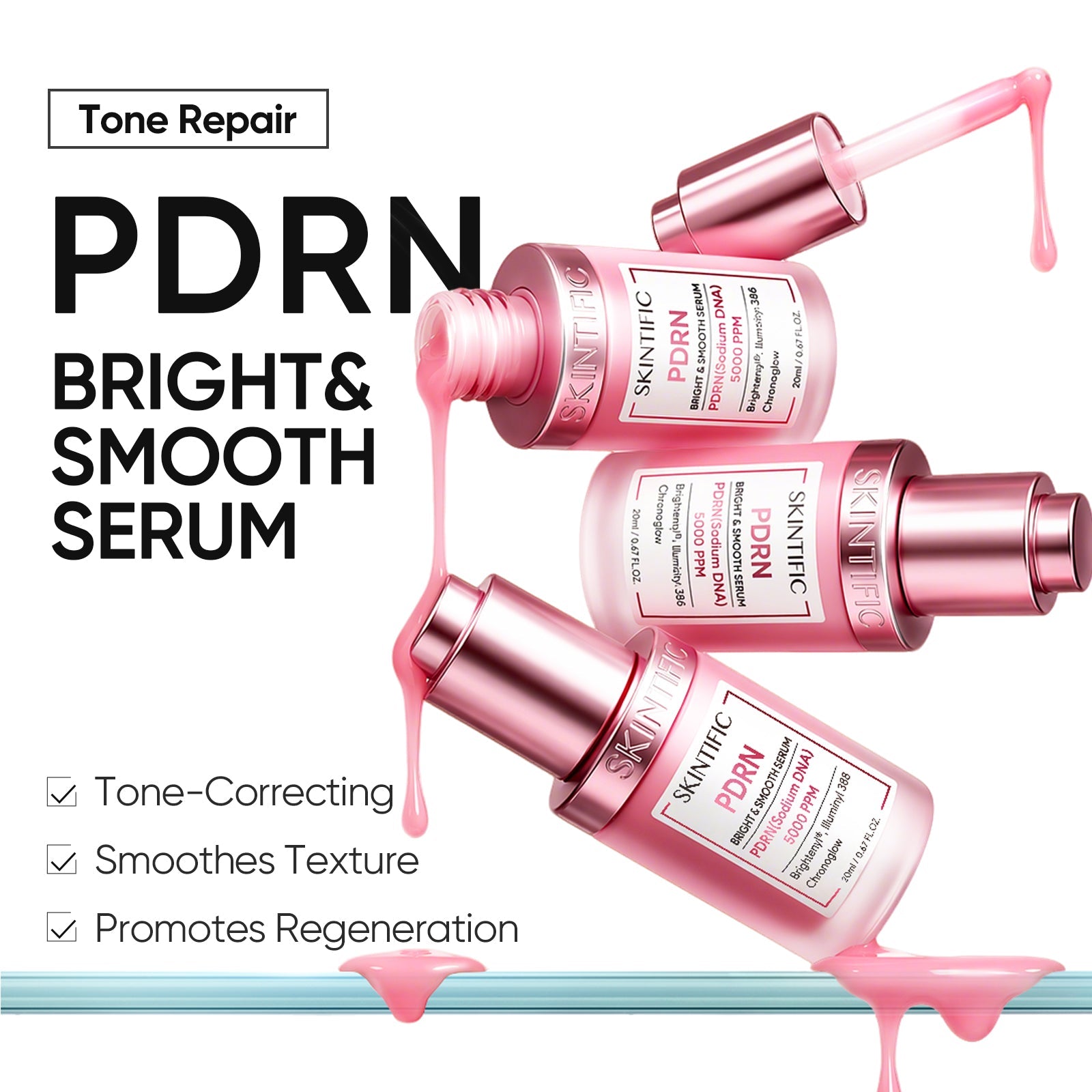 4-Step PDRN Tone & Texture Glass Skin Routine