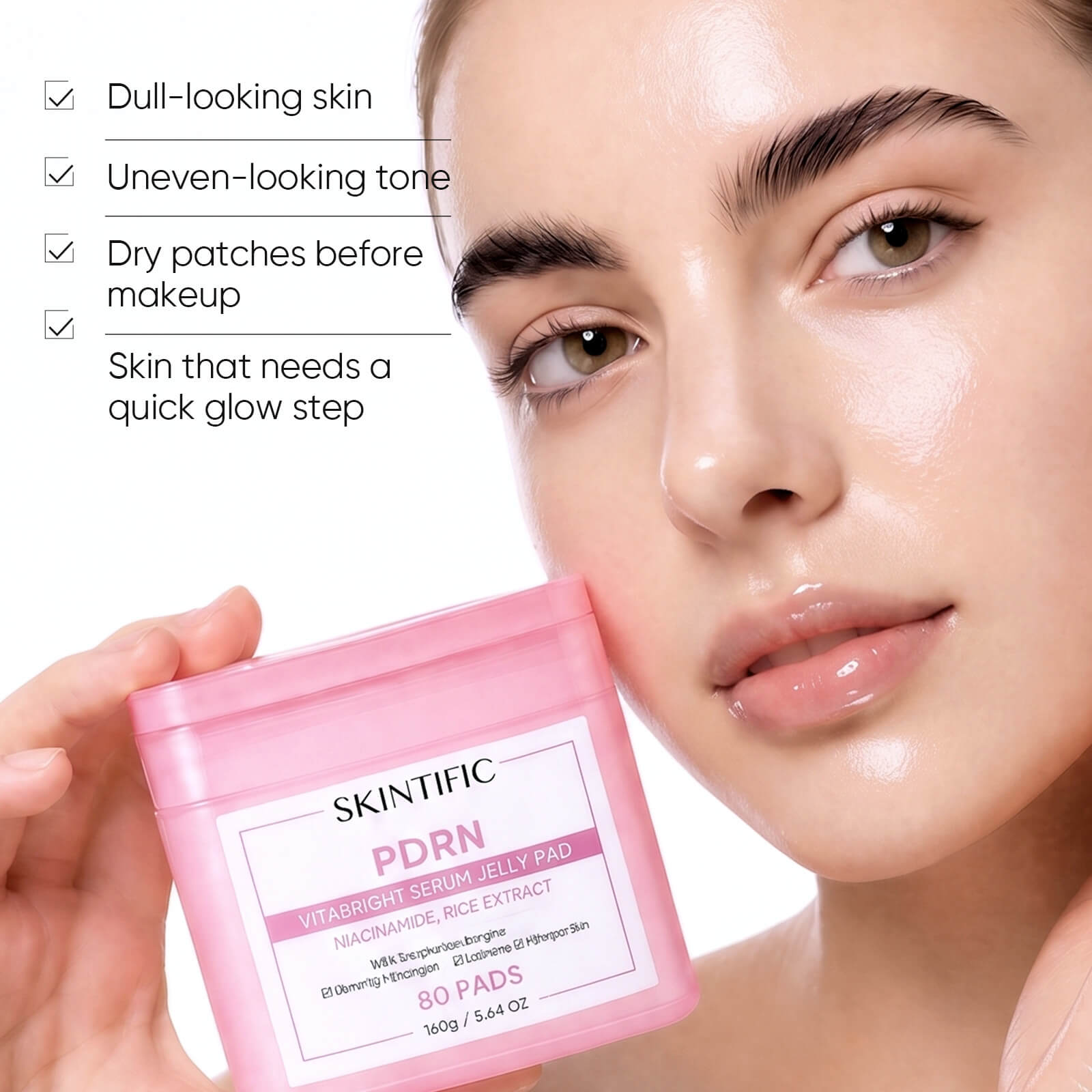 PDRN Brightening Tone & Texture Glass Skin Routine Set
