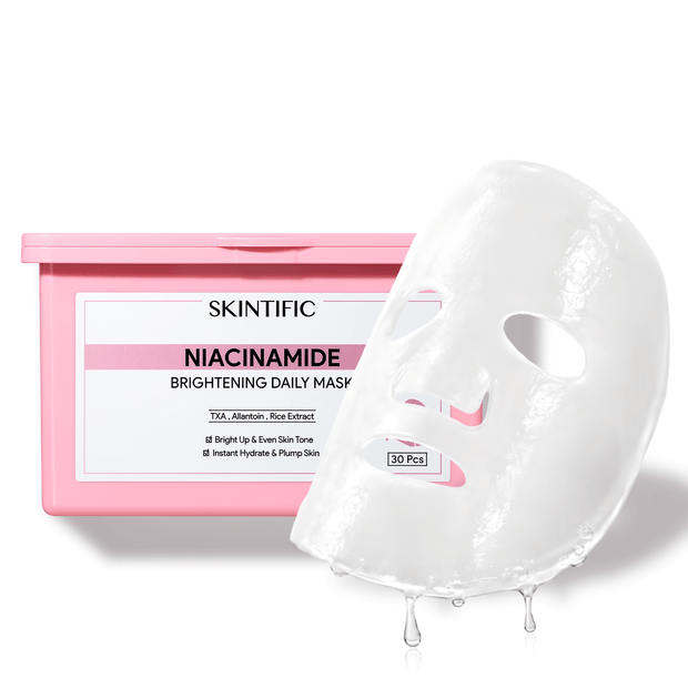 SKINTIFIC Niacinamide Brightening Daily Quick Mask 30pcs packaging