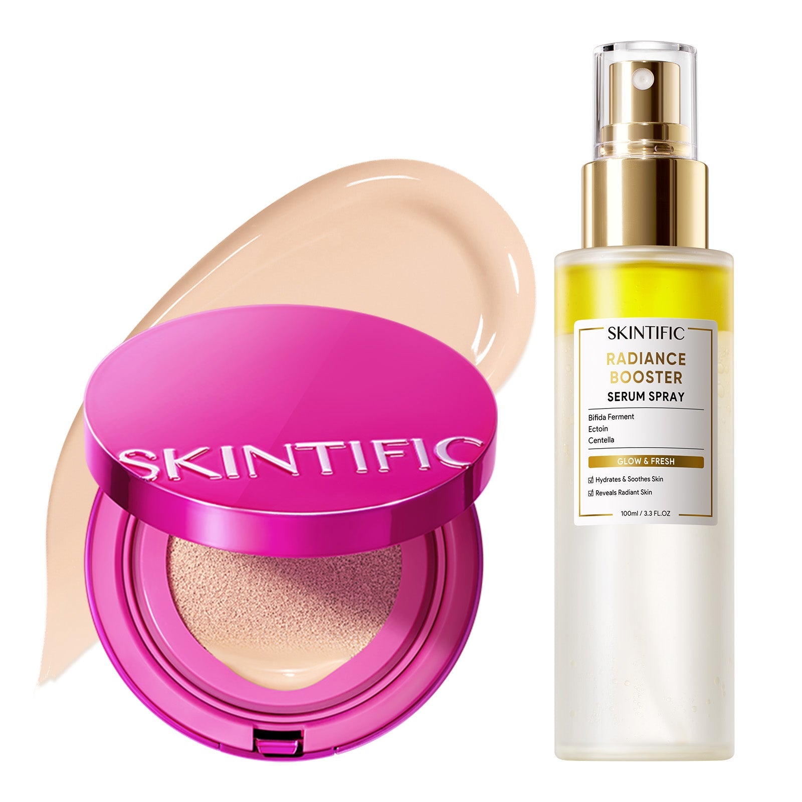 Glow Cushion & Serum Spray Set 2pcs