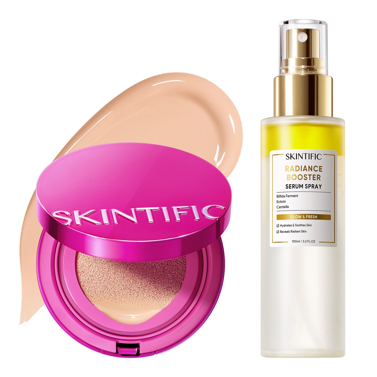 Glow Cushion & Serum Spray Set 2pcs