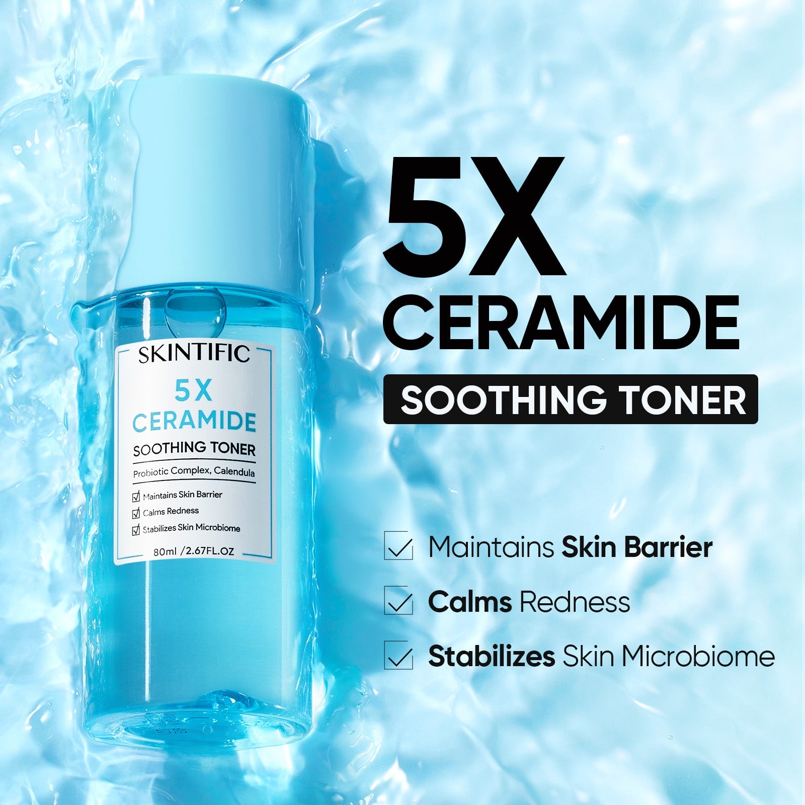 5X Ceramide Soothing Skin Barrier Toner