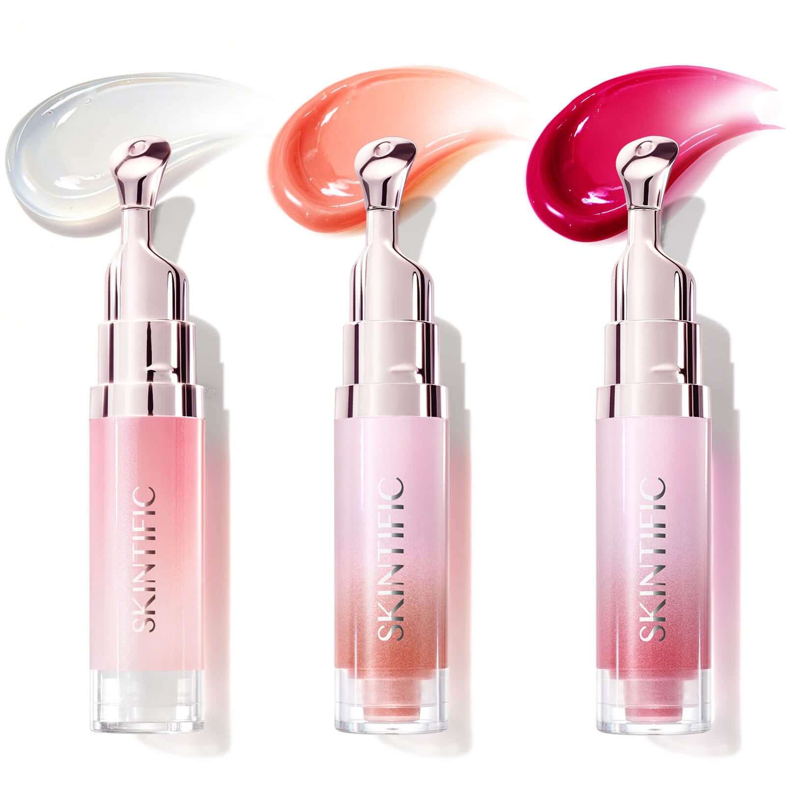 #Color_00 Clear+05 Peach Rose+06 Cherry Red