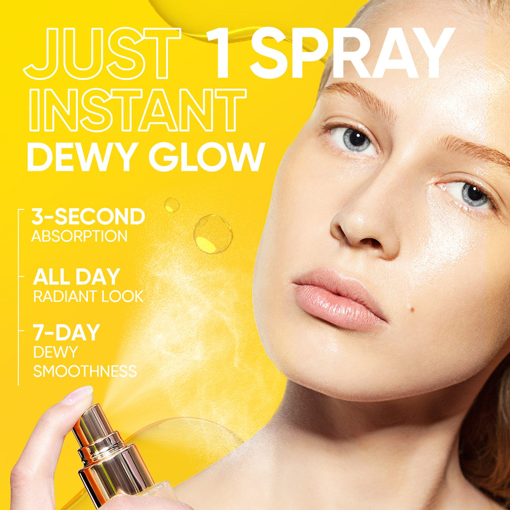 Refreshing hydrating face mist for tired and dull skin