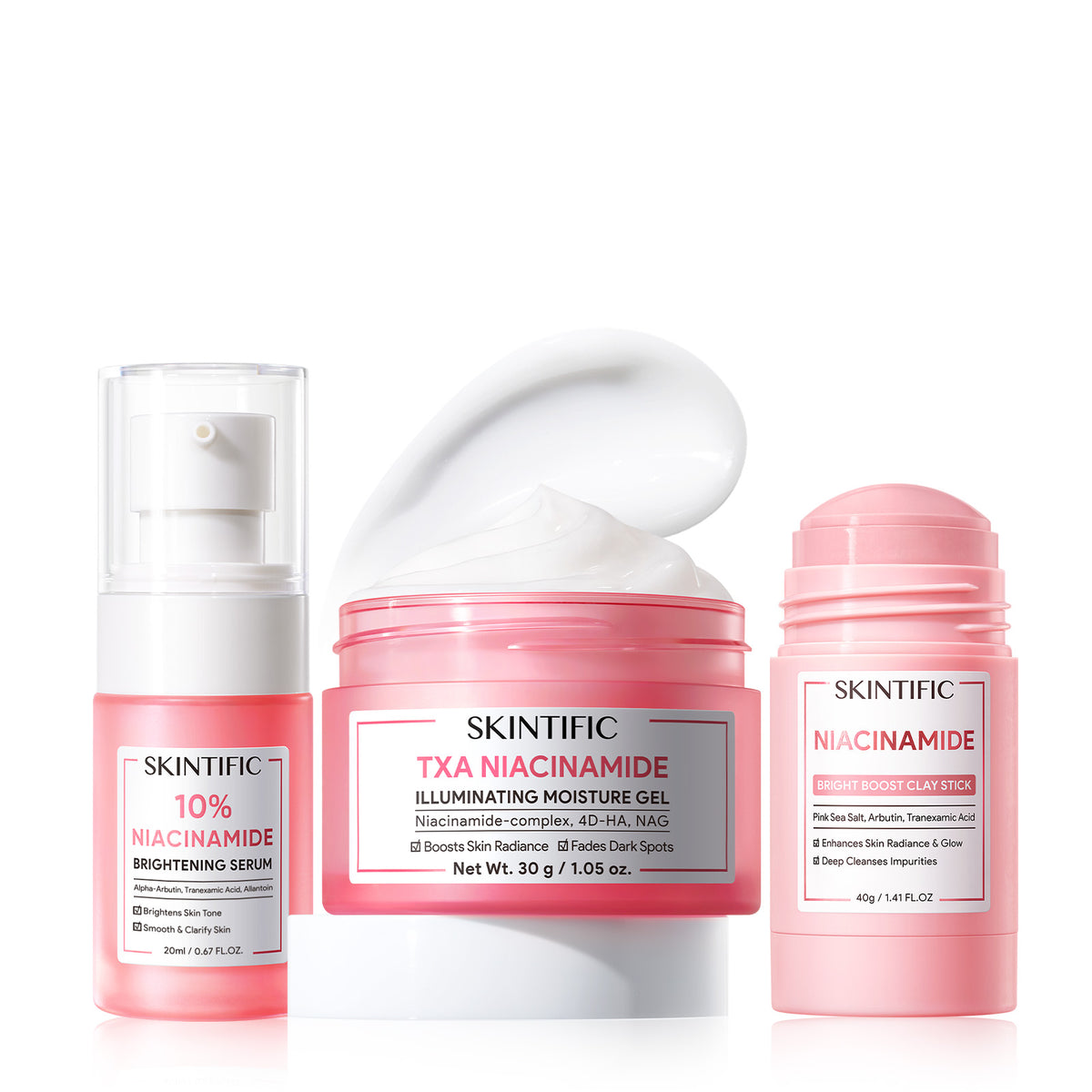 #Color_3-Step Brightening Routine