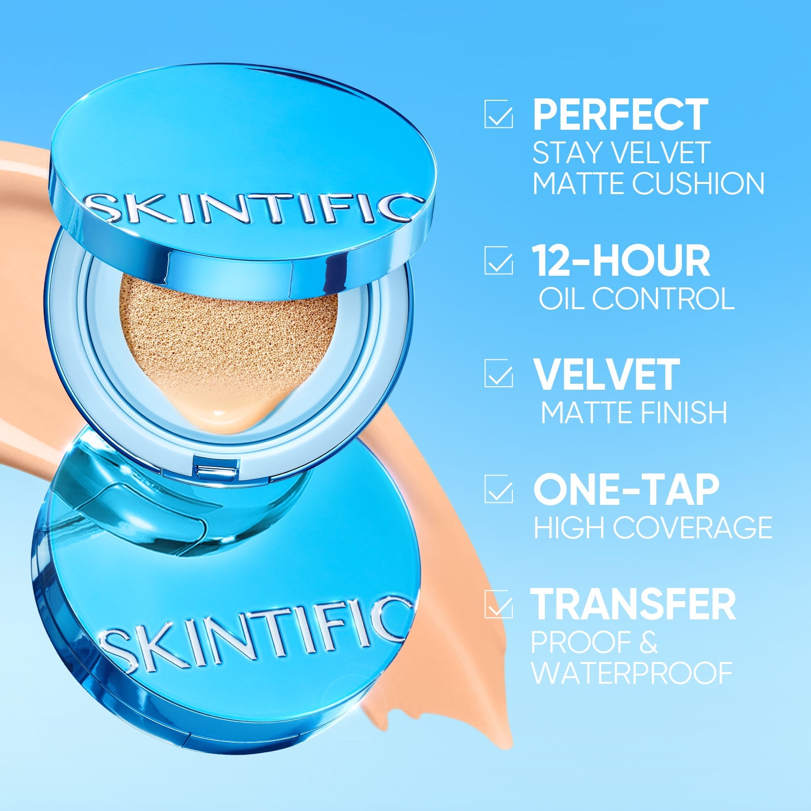 Perfect Stay Velvet Matte Cushion