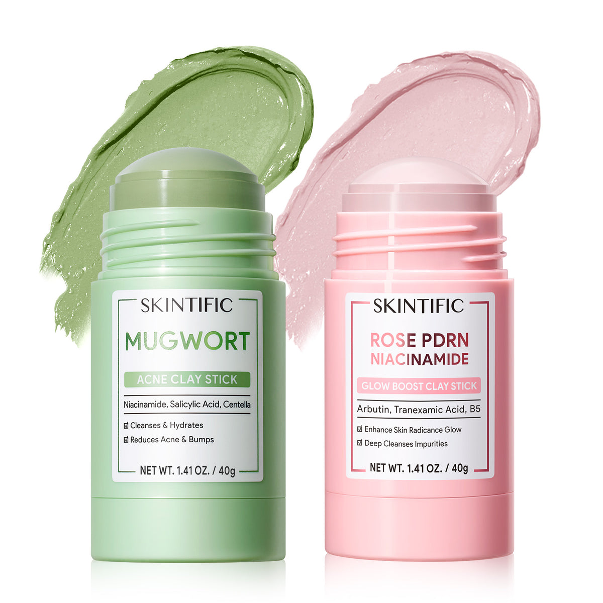 Clay Mask Stick Set for Acne Pores & Brightening