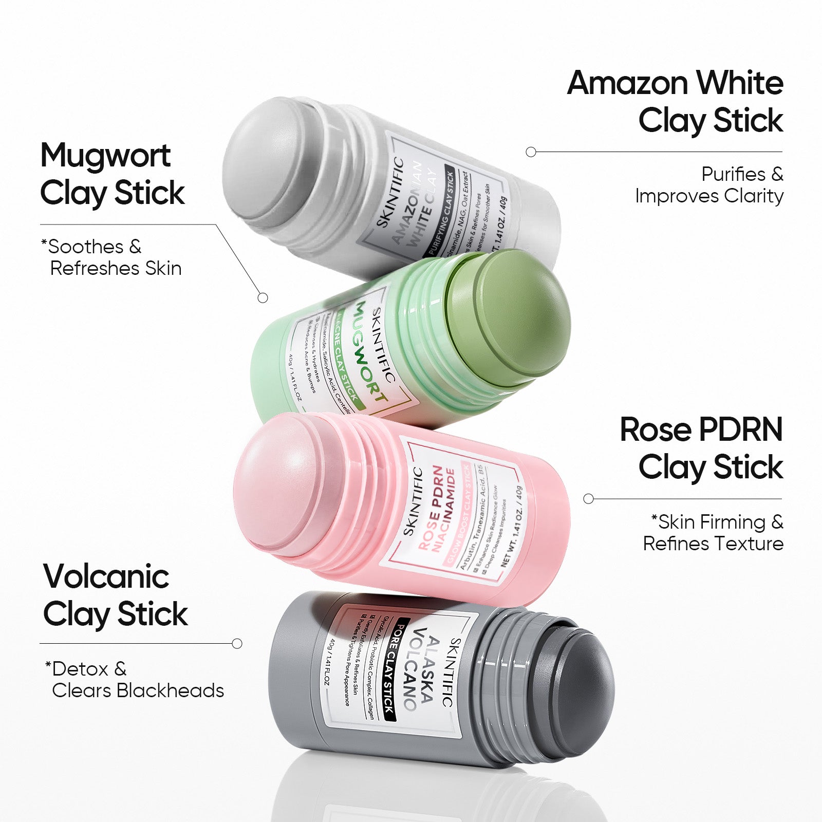 Rose PDRN Niacinamide Glow Boost Clay Stick