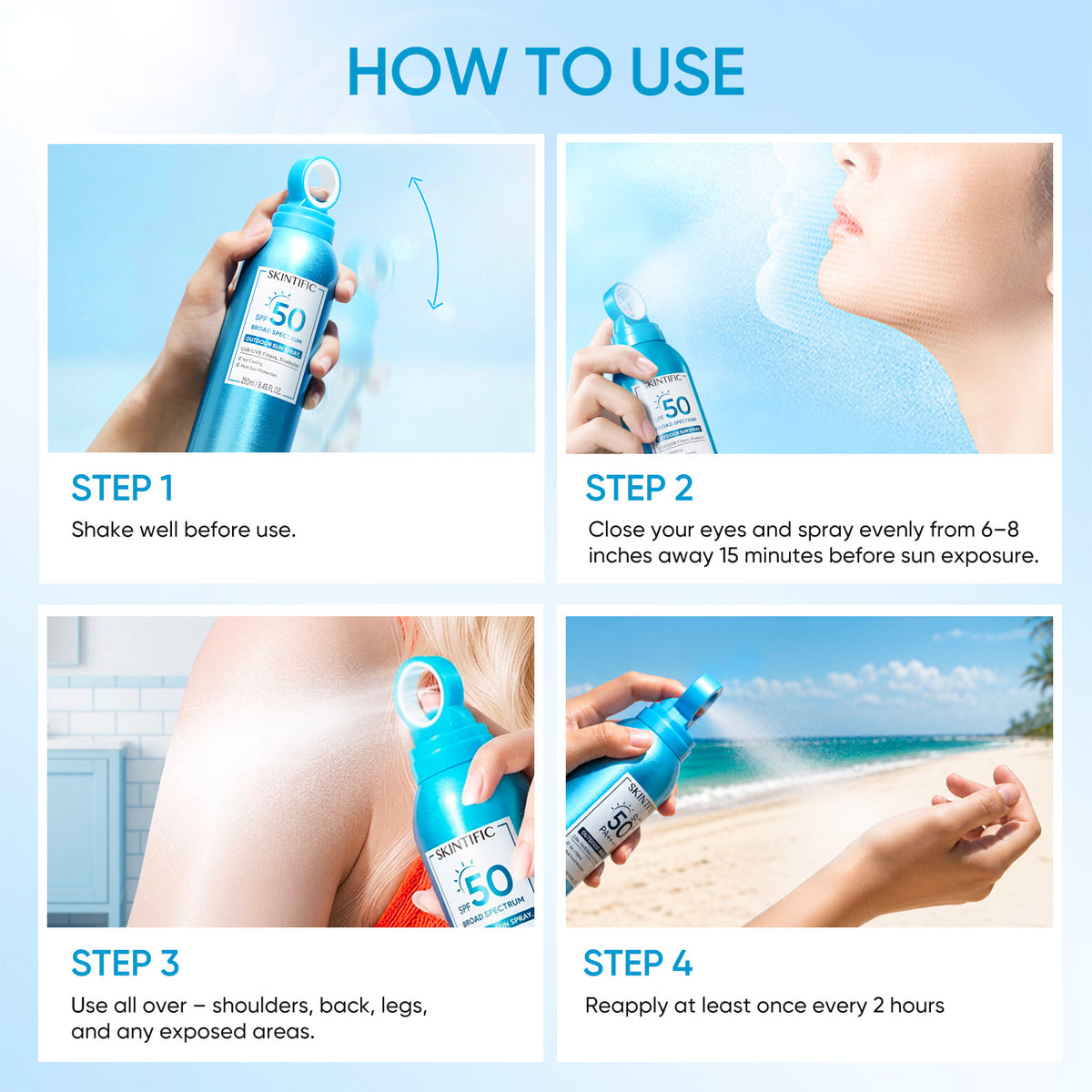 Outdoor Sunscreen Spray SPF 50+ PA++++
