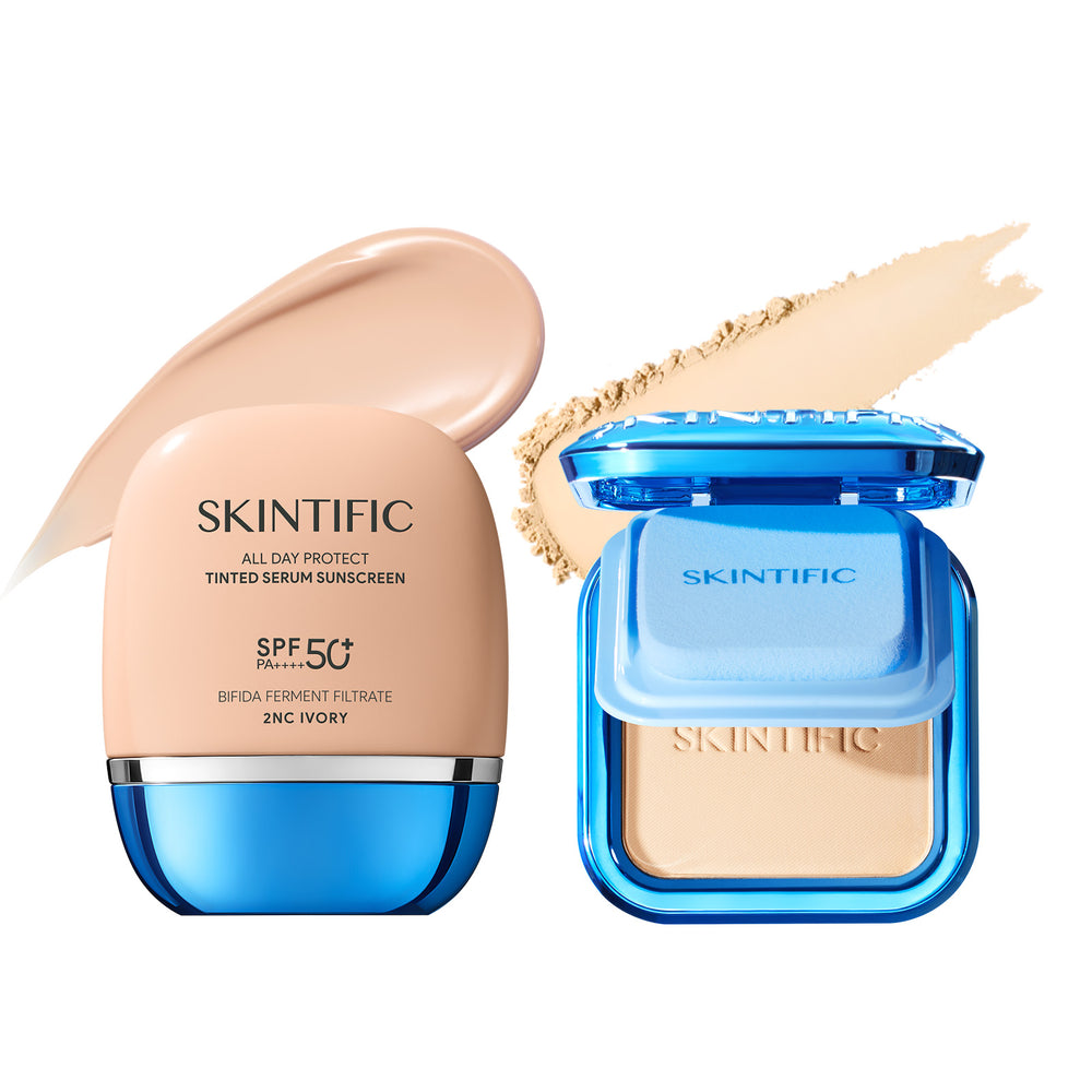 Powder Foundation & Tinted Sunscreen SPF 50+ Set