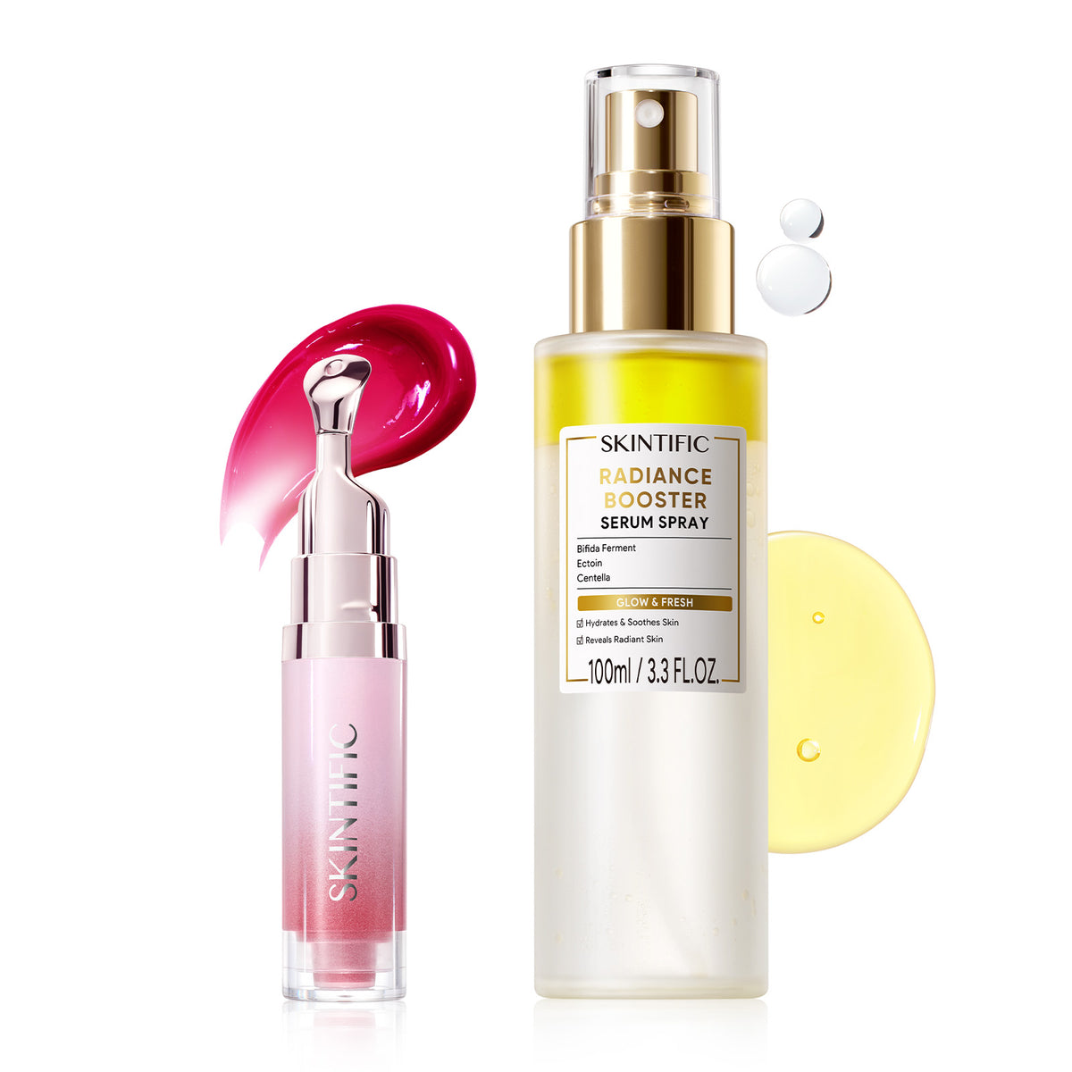 Radiance Booster Spray & Peptide Lip Serum Set