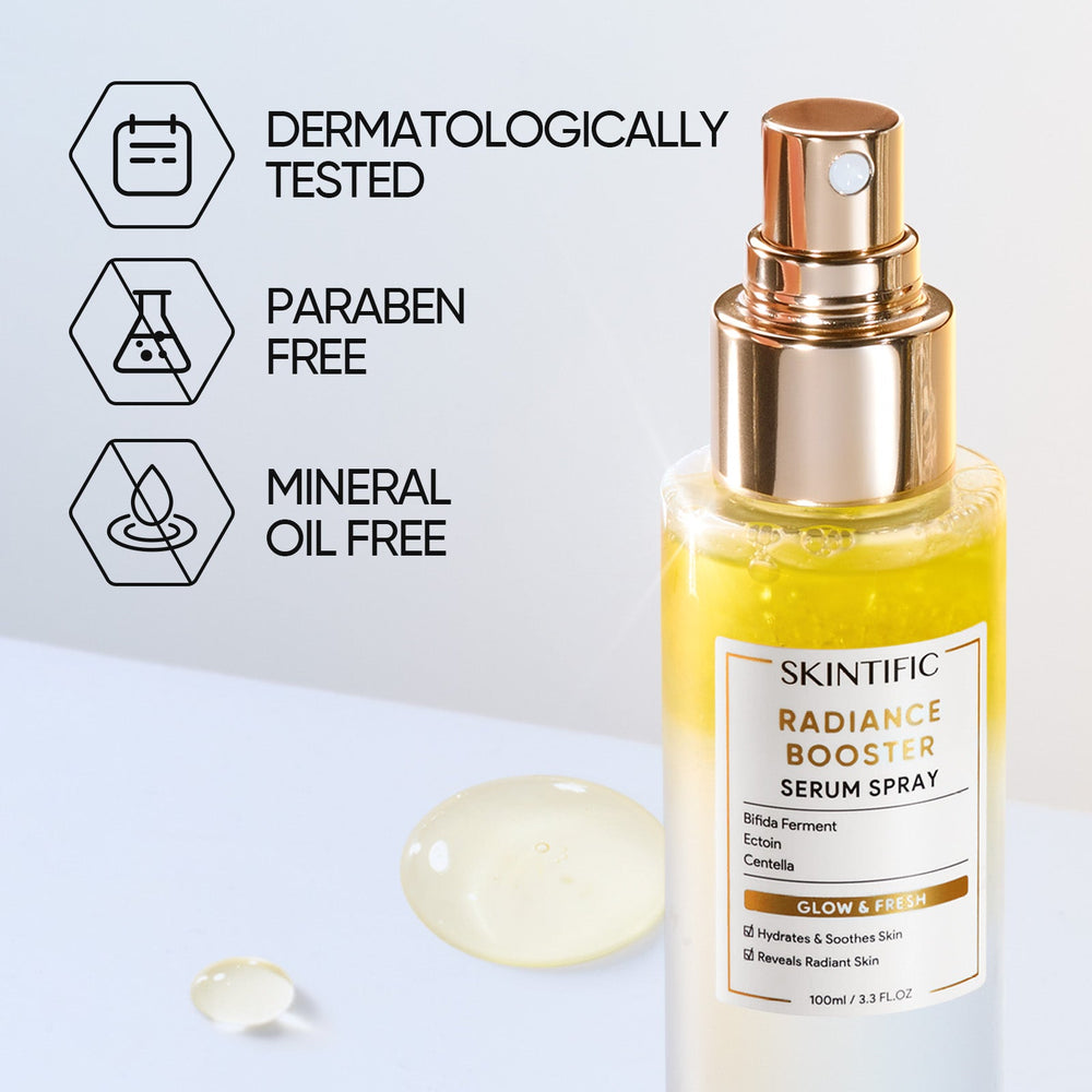 SKINTIFIC Radiance Booster Serum Spray hydrating glow mist