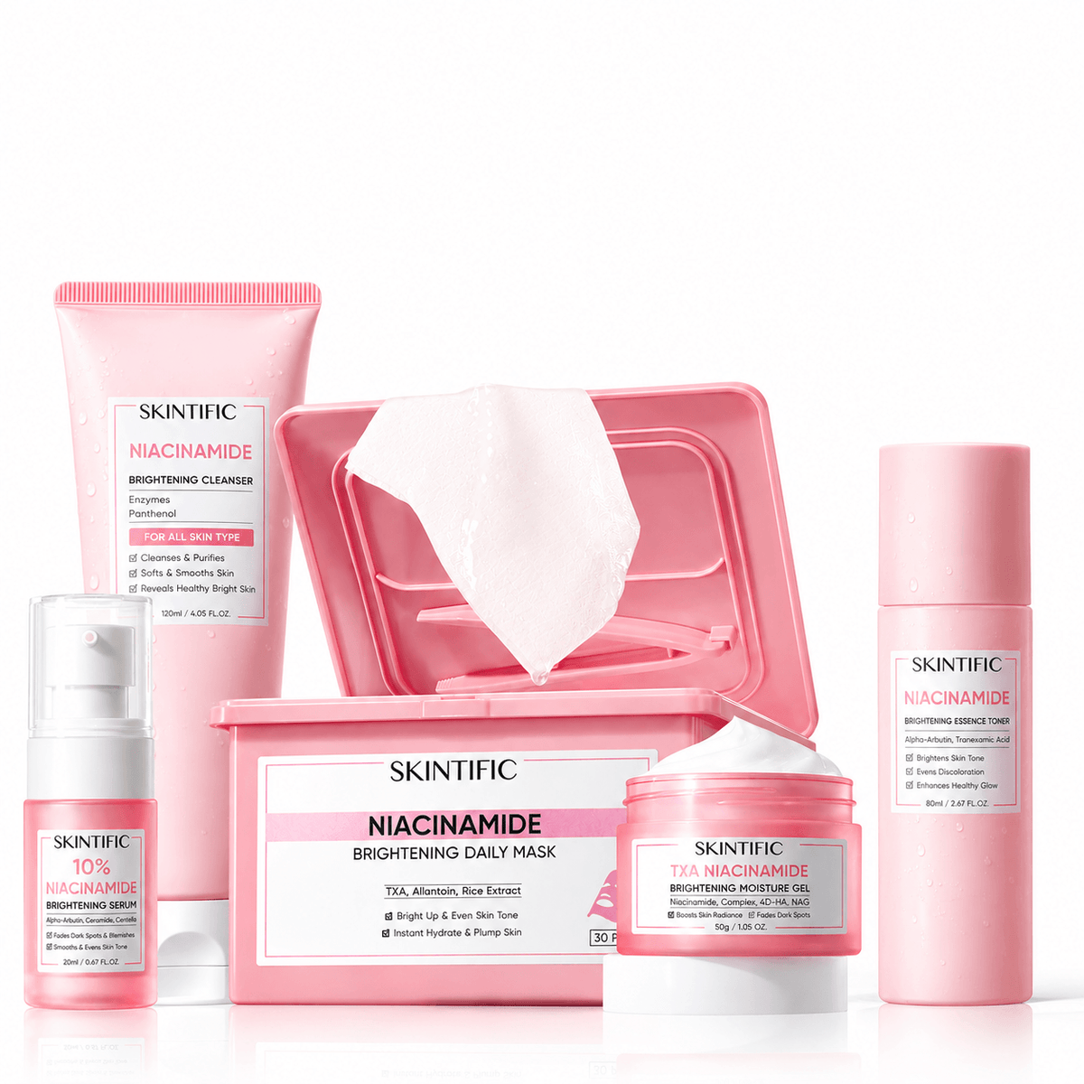 Full Brightening Routine Set for Clearer, Smoother, More Radiant Skin