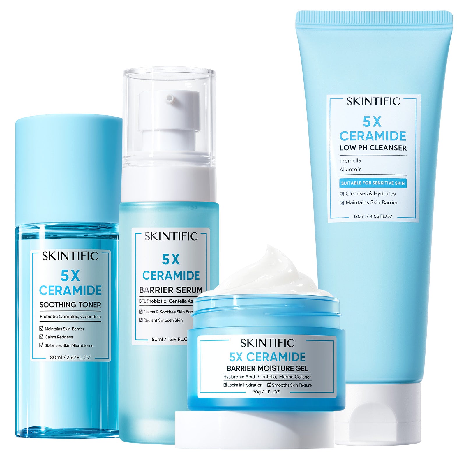 5X Ceramide Barrier Repair Set 4pcs