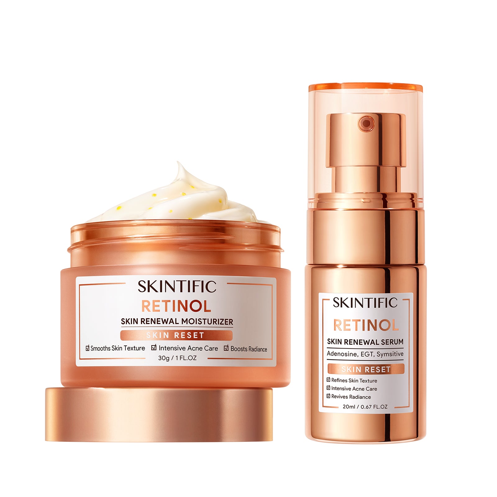 Retinol Skin Renewal Anti Aging Set 2pcs