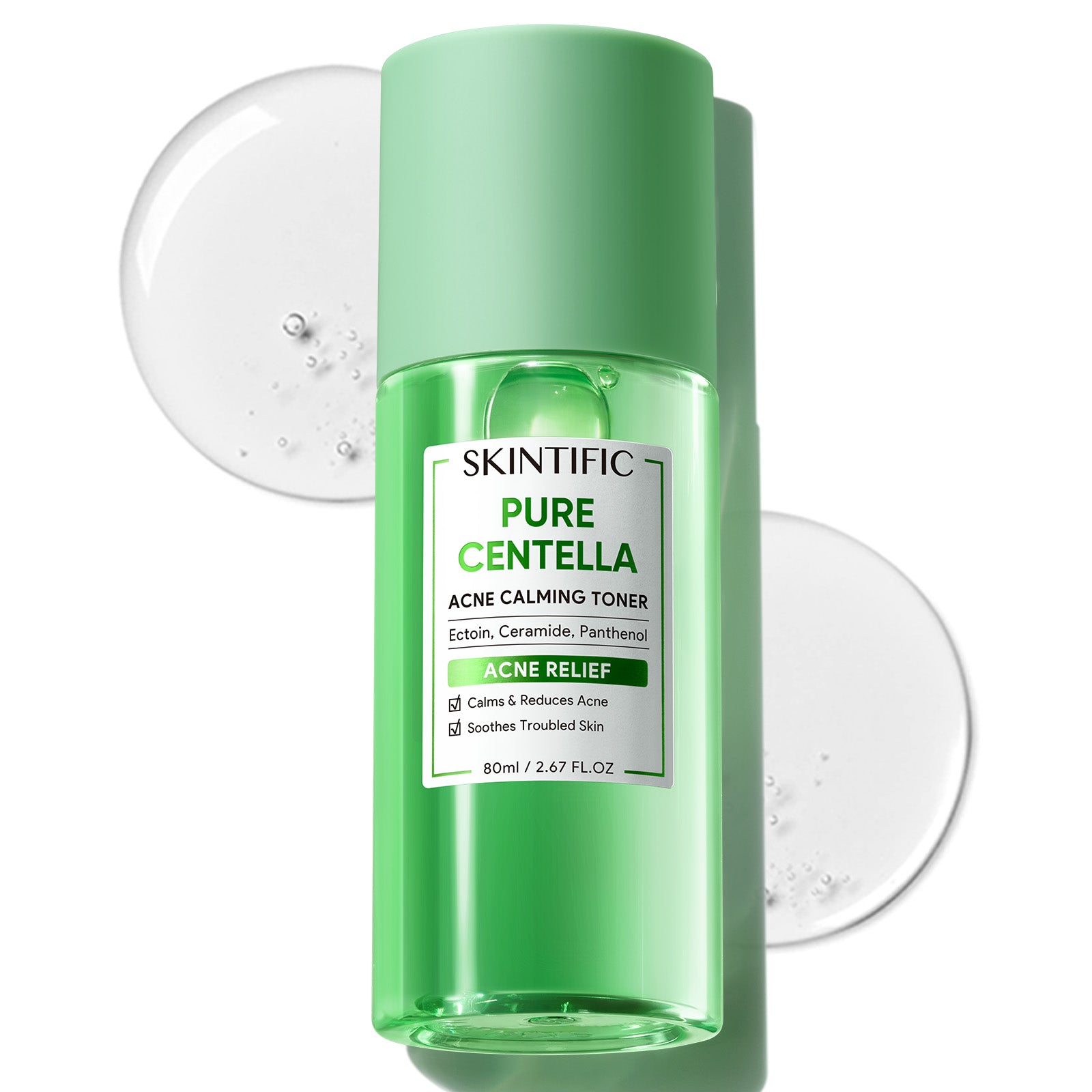 Pure Centella Acne Calming Toner 80ml for Sensitive & Acne-Prone Skin
