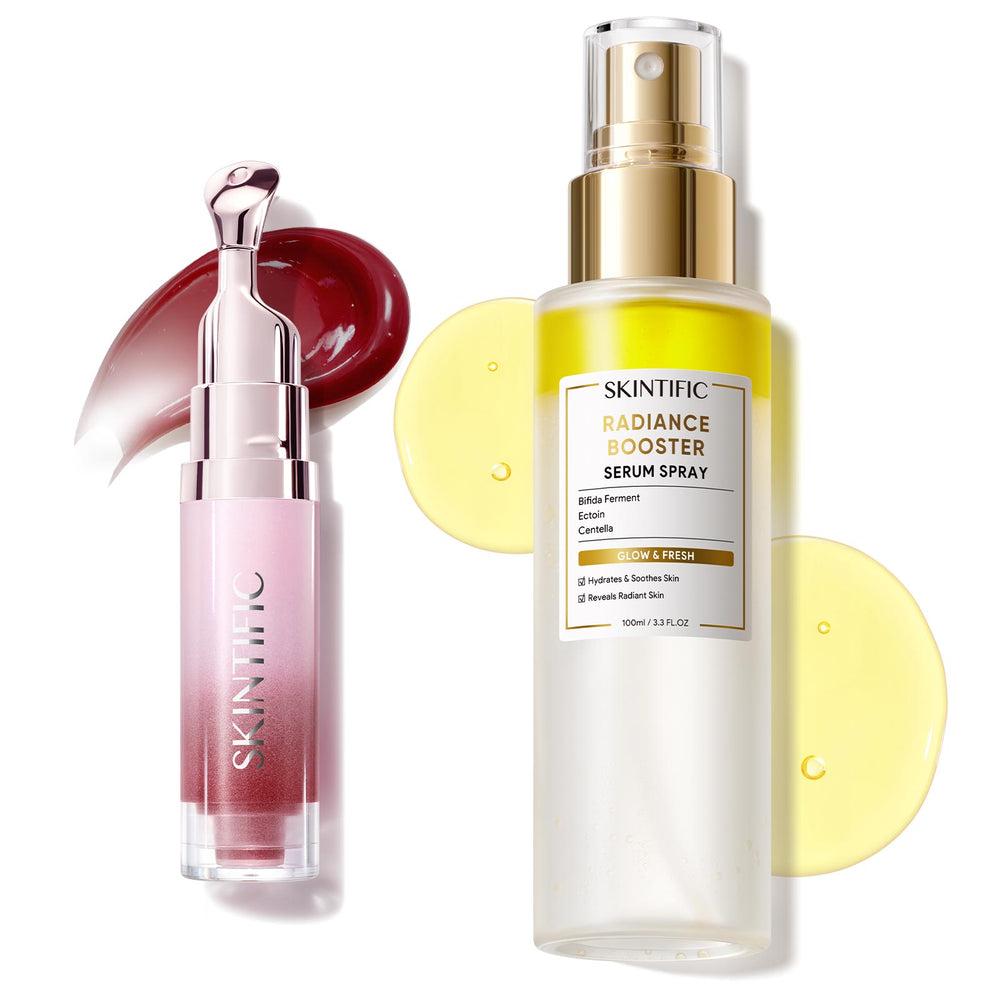 Radiance Booster Spray & Peptide Lip Serum Set 2pcs