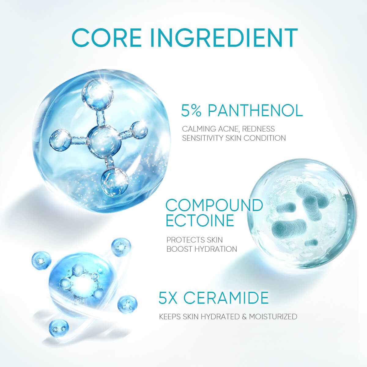 Panthenol Acne Calming Water Gel Set 2pcs
