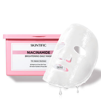 SKINTIFIC Niacinamide Brightening Daily Quick Mask 30pcs packaging