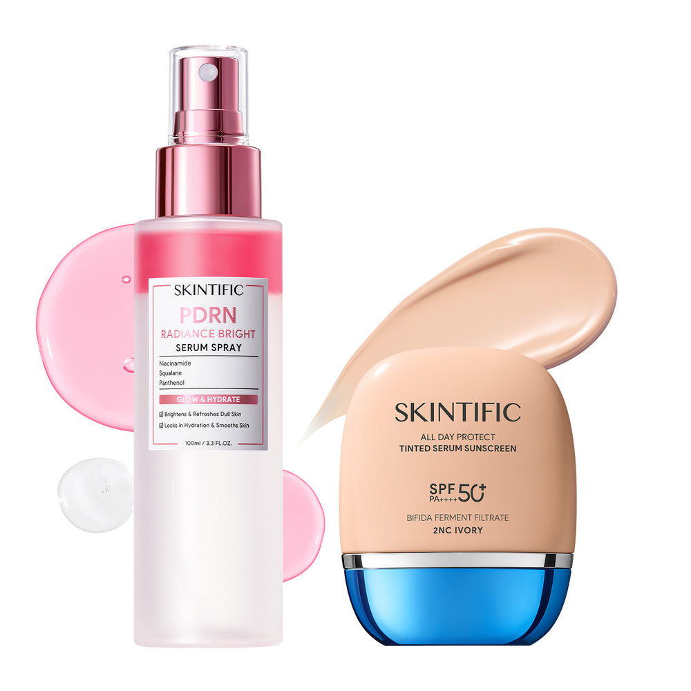 PDRN Serum Spray & Tinted Sunscreen SPF 50+ PA++++ Set