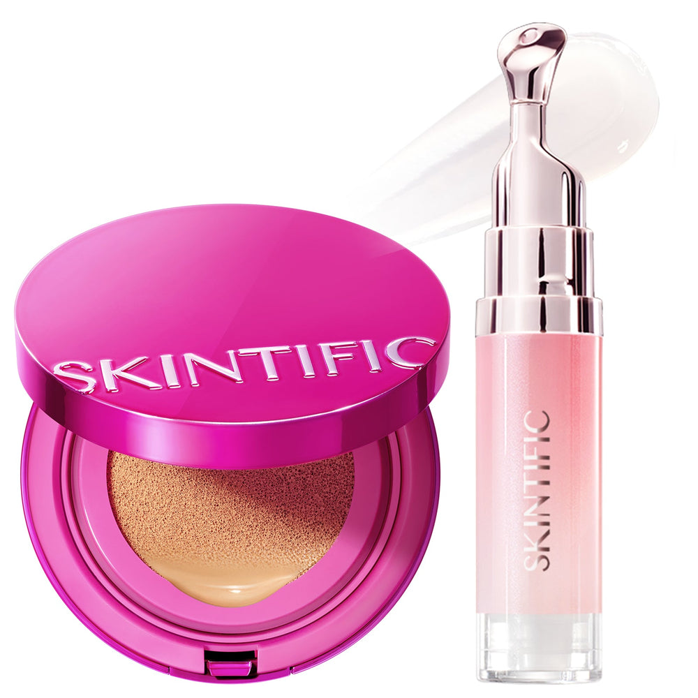 Glow Cushion & Peptide Lip Serum Set 2pcs