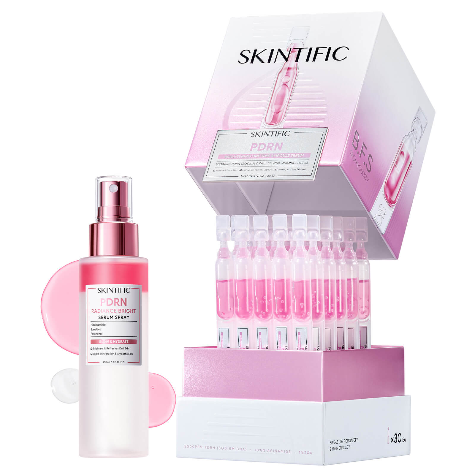 PDRN Bright & Smooth Glass Skin Glow Set