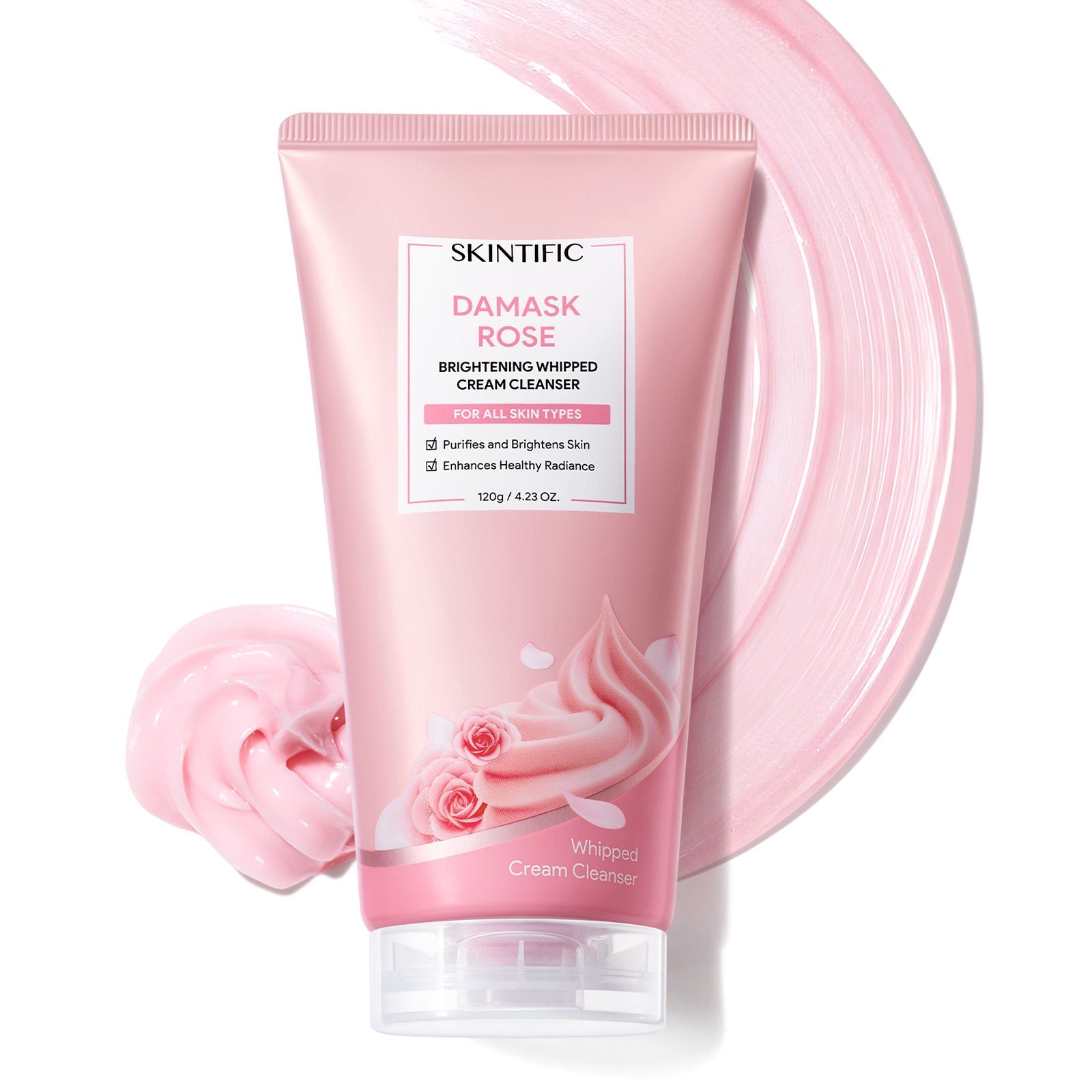 Damask Rose Brightening Whipped Cream Cleanser