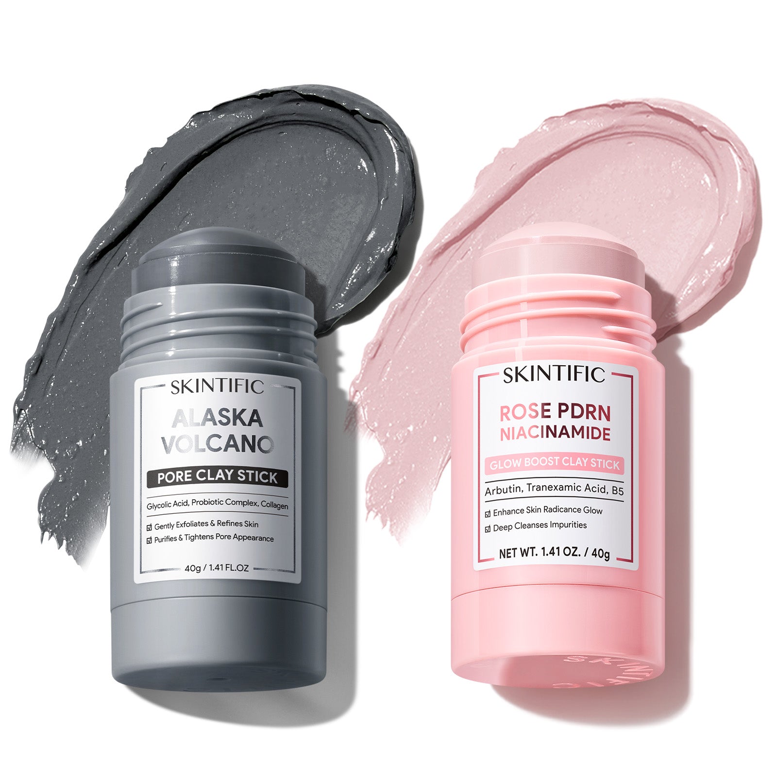 Blackhead Clearing & PDRN Glow Clay Mask Stick Set