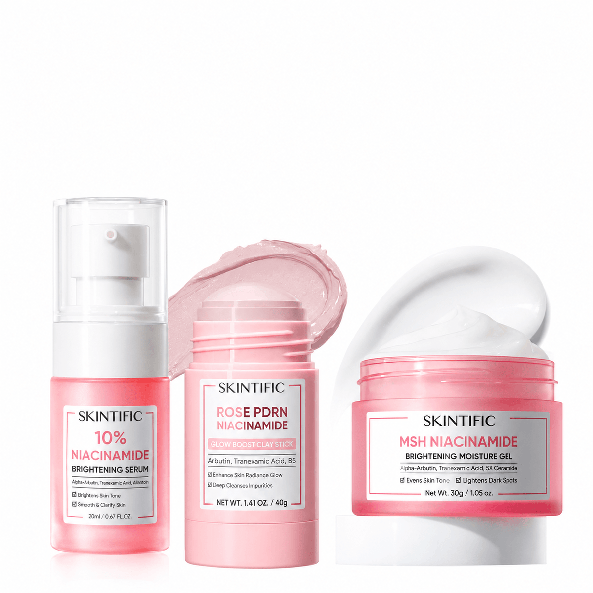 #Color_3-Step Brightening Routine