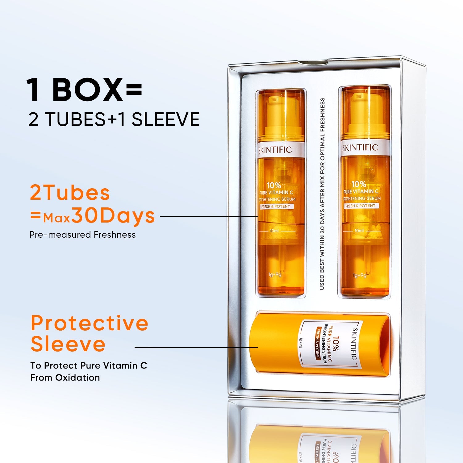 10% Fresh Vitamin C Brightening Serum Dual Chamber Fresh Lock